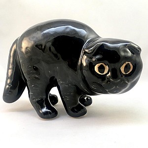 Скоттиш-фолд черный