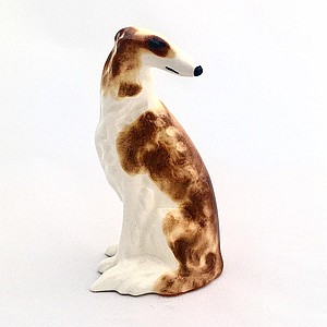 Борзая малая рыже-белая