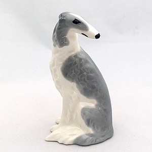 Борзая малая серо-белая