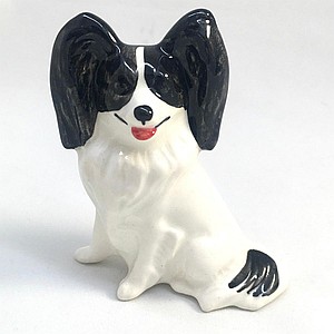 Папильон/папийон малый черно-белый (собачка-бабочка)