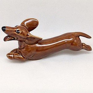 Такса летящая рыжая