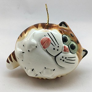 Котик рыжий ёлочный